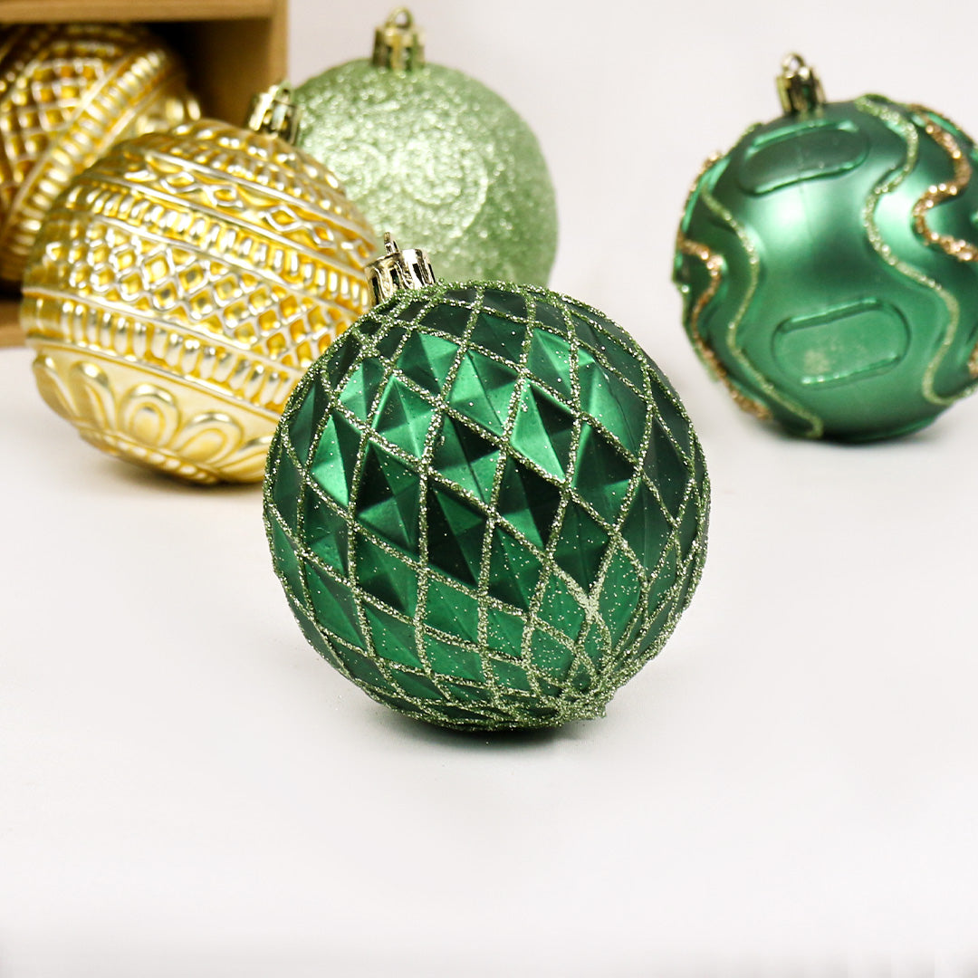 8cm 16pc mix pack - green 128, red 128  BA018