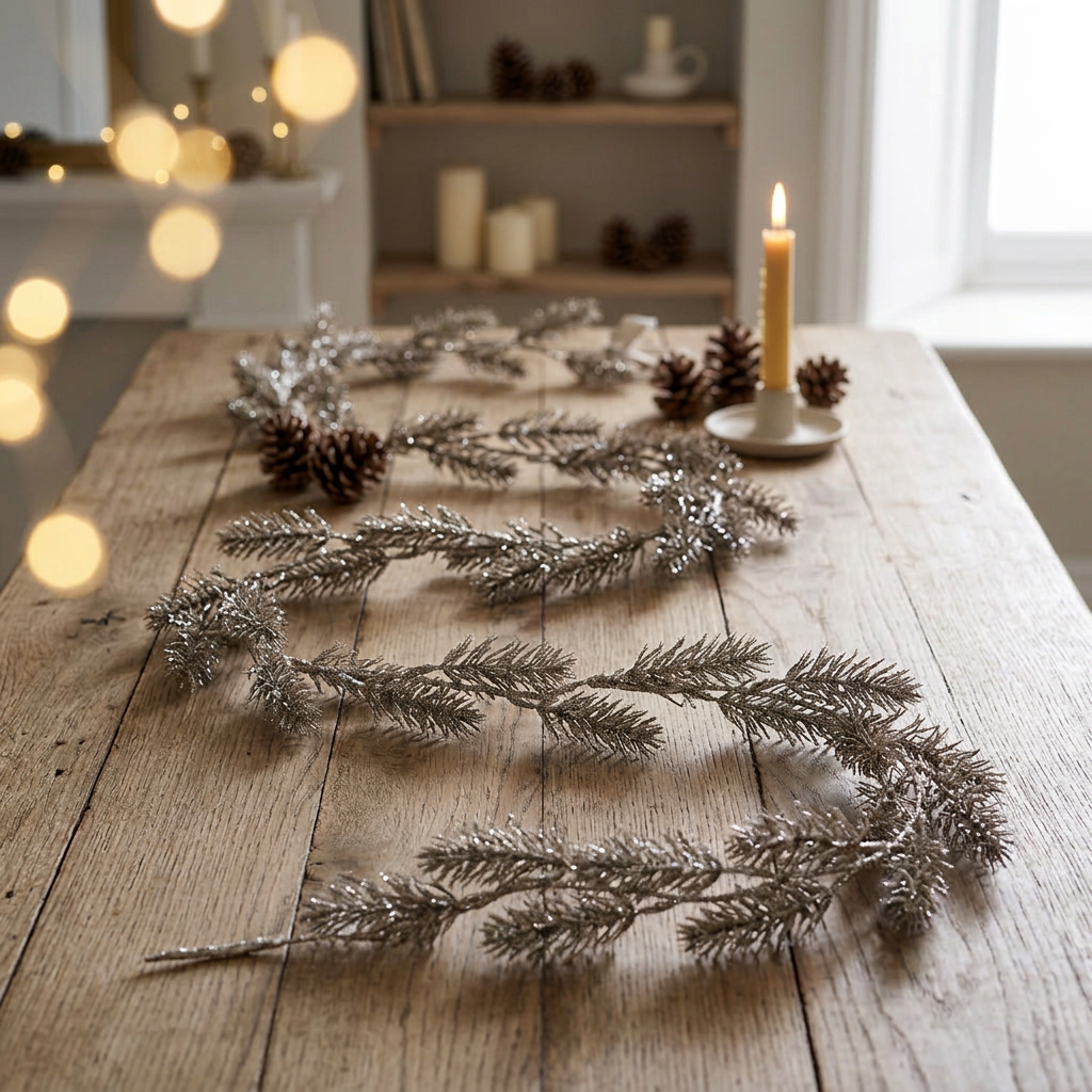 Golden Fern Foliage Garland