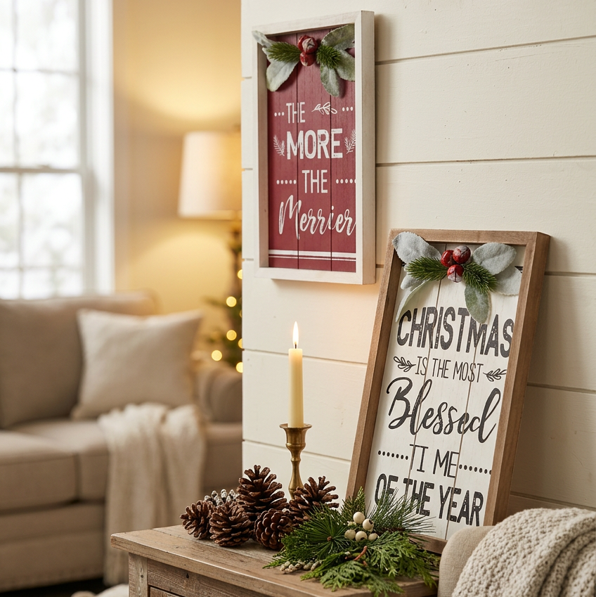 Christmas Greeting Plaque