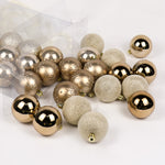 Load image into Gallery viewer, 6cm 30pc bauble pack - c/gold BA056
