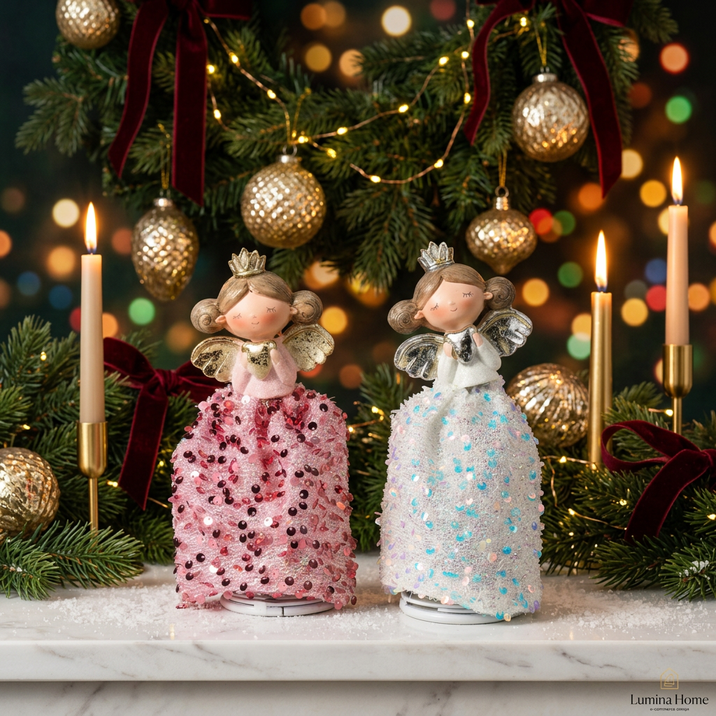 Sparkling Angel Light Ornament