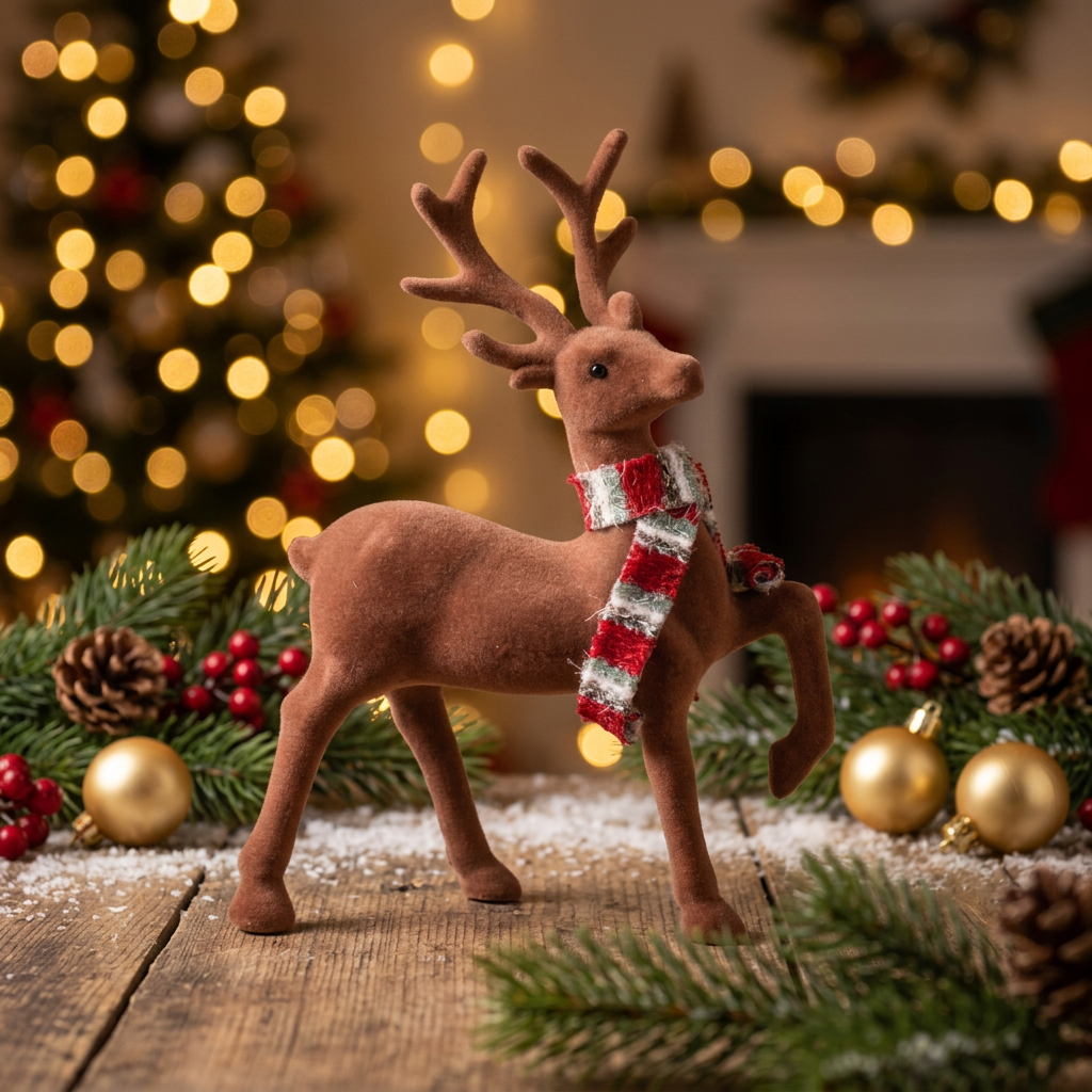 Cocoa Scarf Reindeer