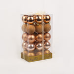 Load image into Gallery viewer, 6cm 30pc bauble pack - r/gold BA057

