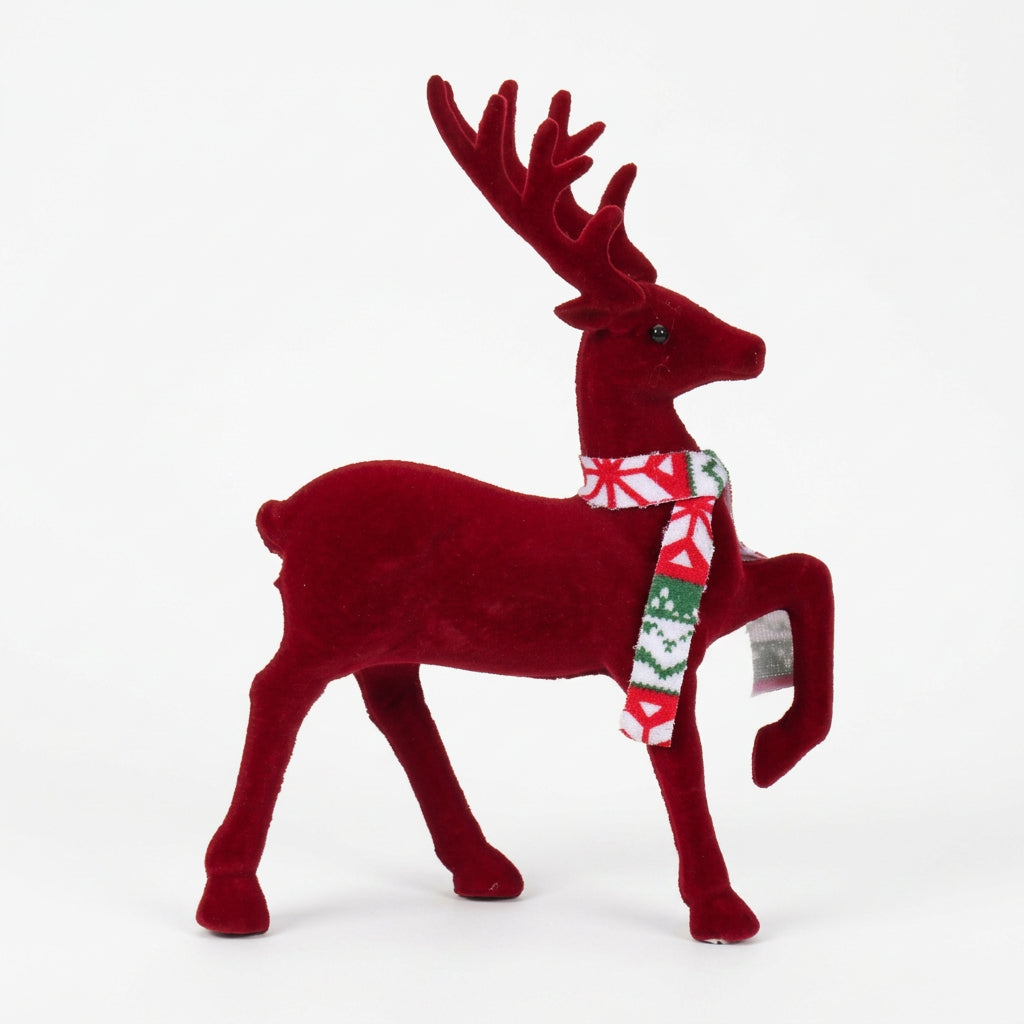 Burgundy Antler Reindeer