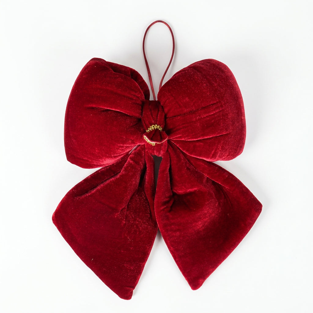 Burgundy Ribbon Bow