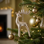 Load image into Gallery viewer, Golden Antler Hanging Deer
