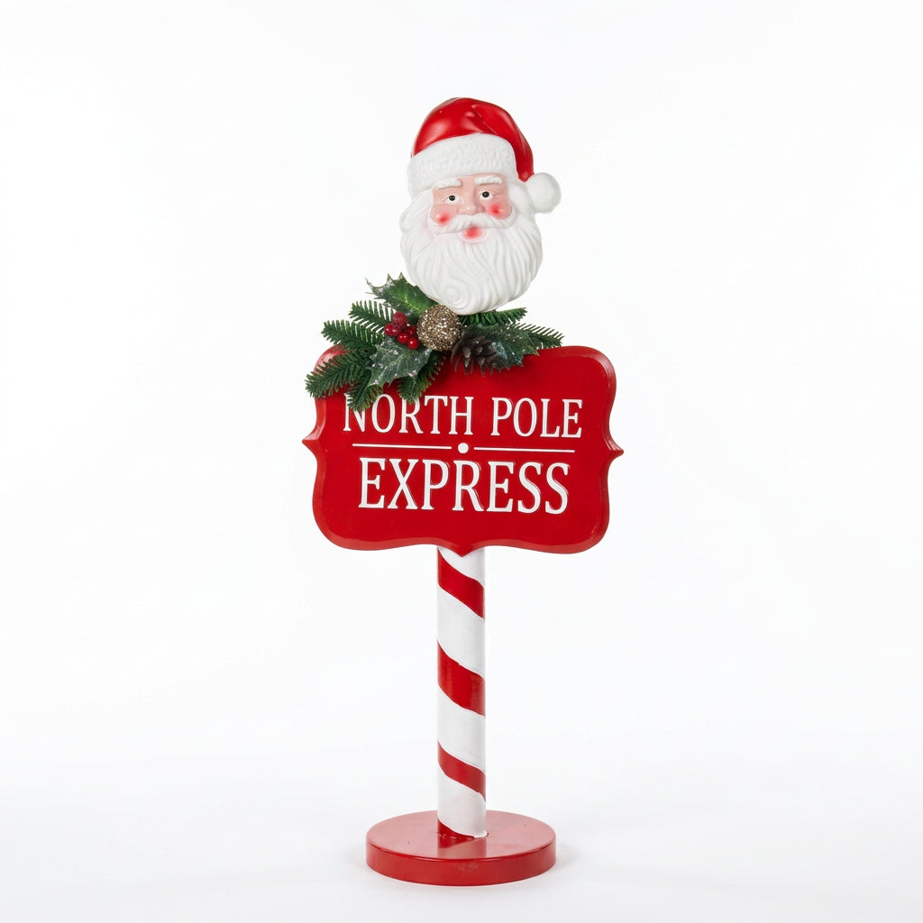 North Pole Express Sign