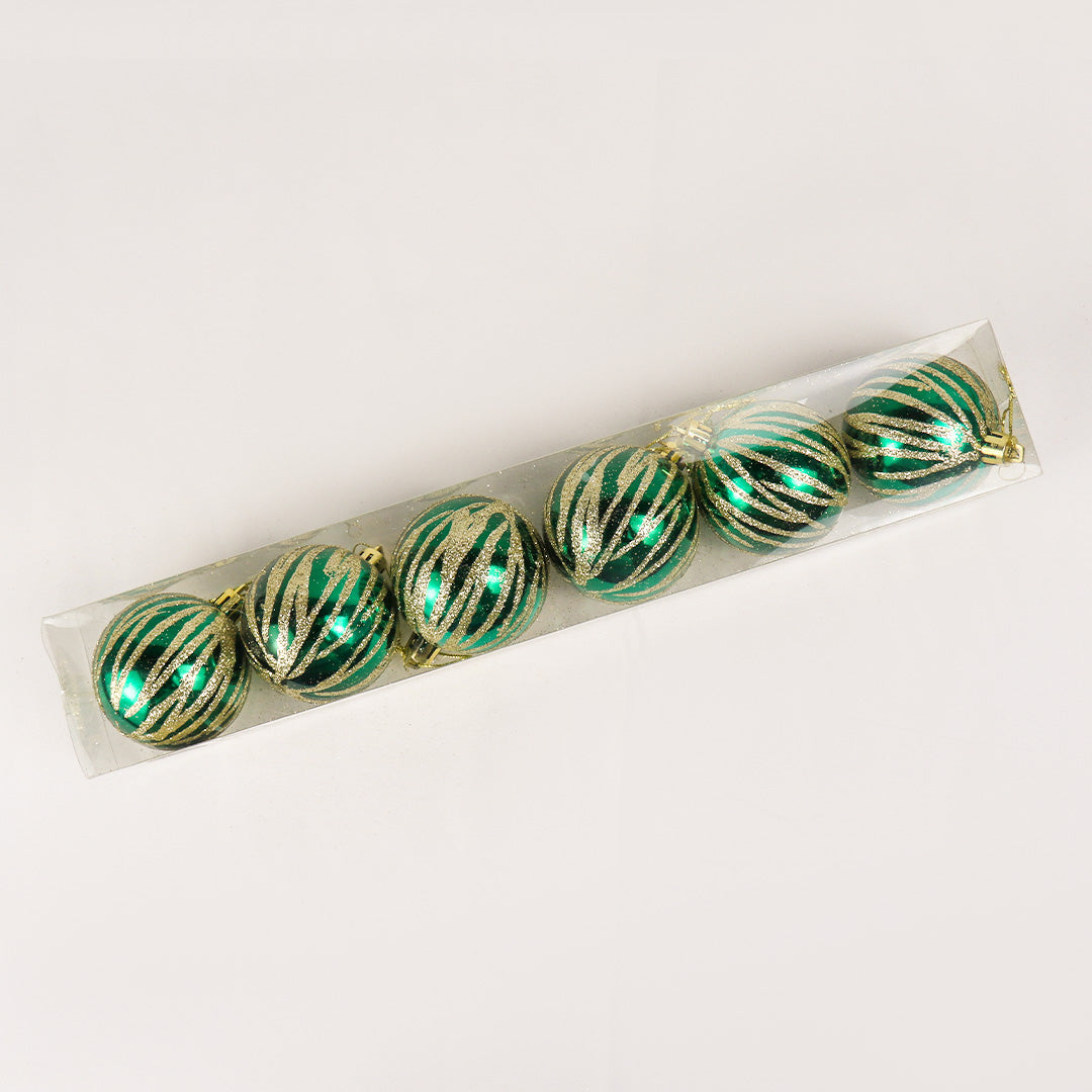 6cm 6pc pack green BA036