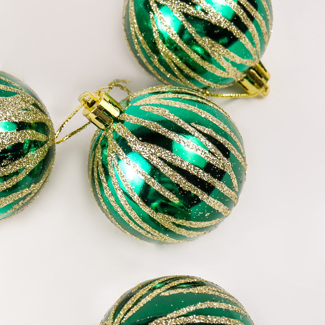 6cm 6pc pack green BA036