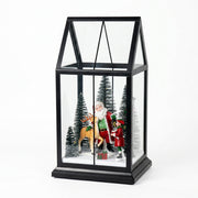 Festive Pane Glass Lantern