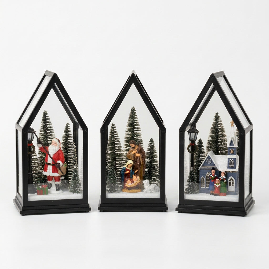 Peaked Christmas Glass House