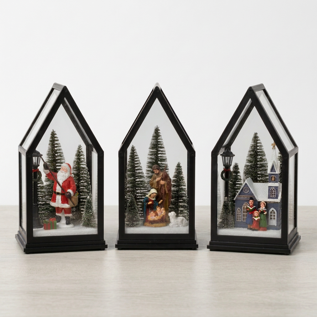LED Christmas Glass House