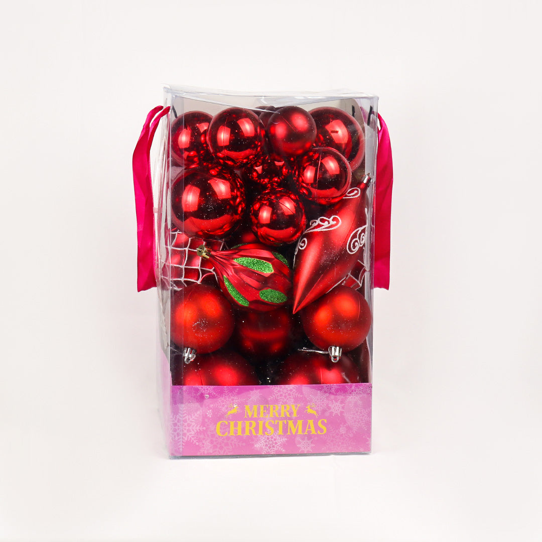 BA025 Mix pack 40pc 5-10cm - red 120, r/gold