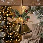 Load image into Gallery viewer, Rustic Evergreen Bell Pair
