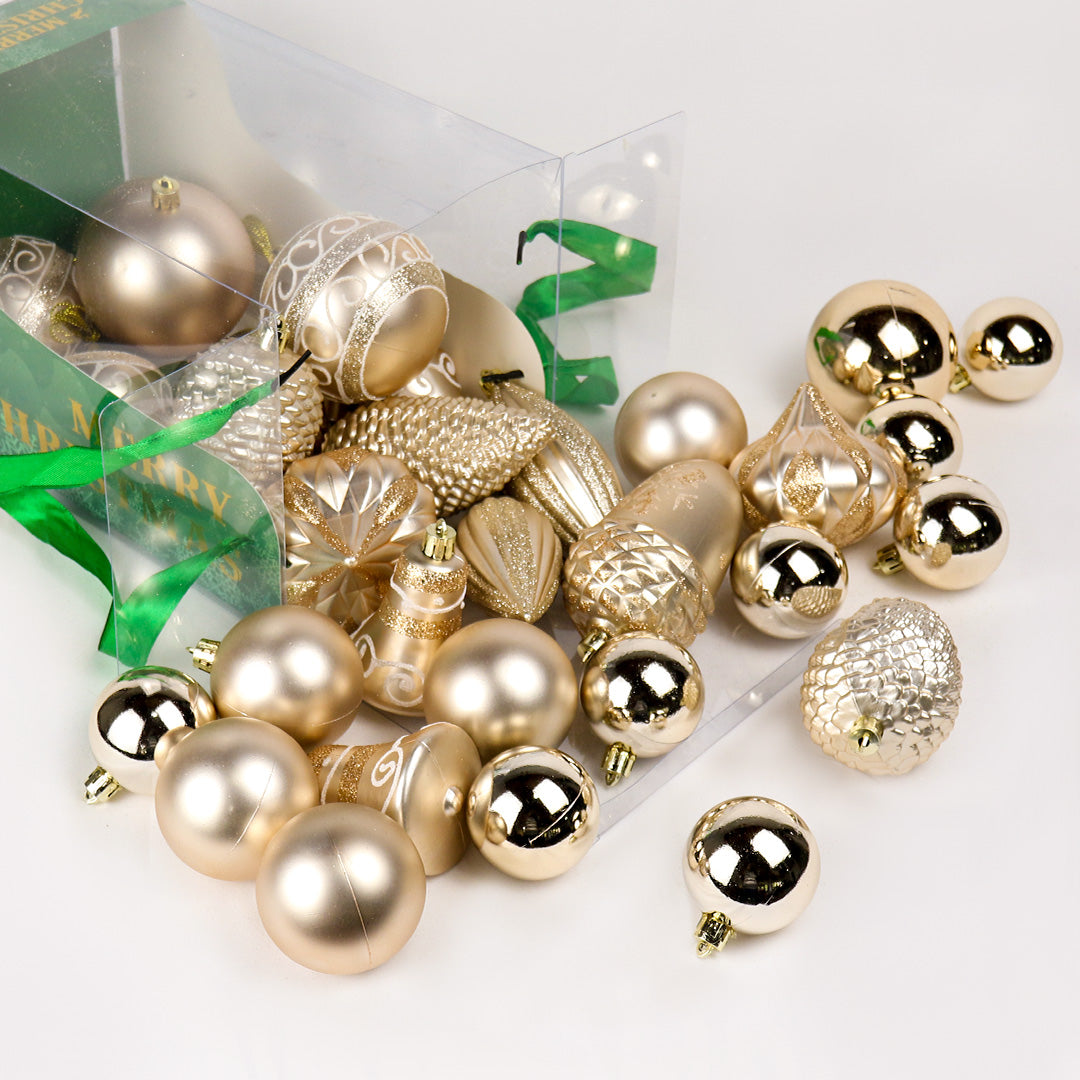 Mix pack 31pc 5-8cm - green 120, redc120, gold 120 BA024