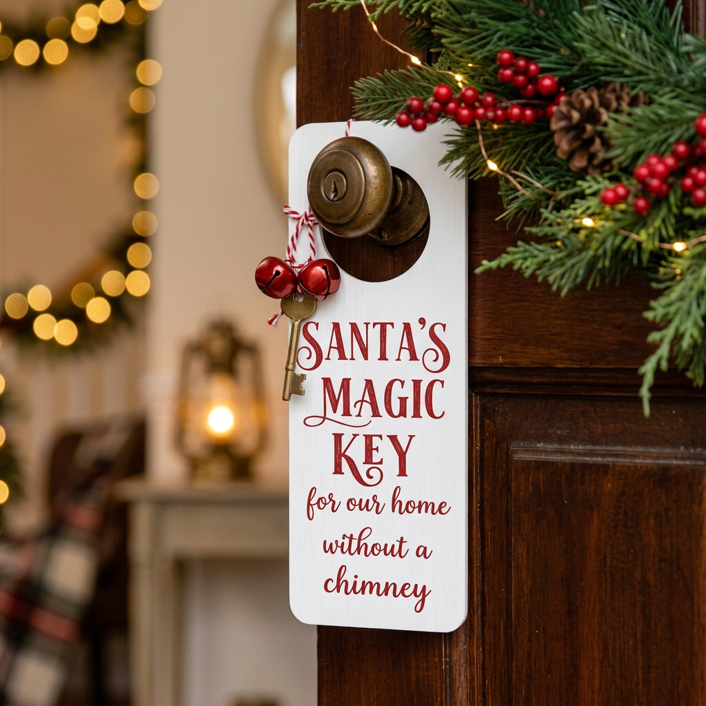 Santa Magic Key Sign