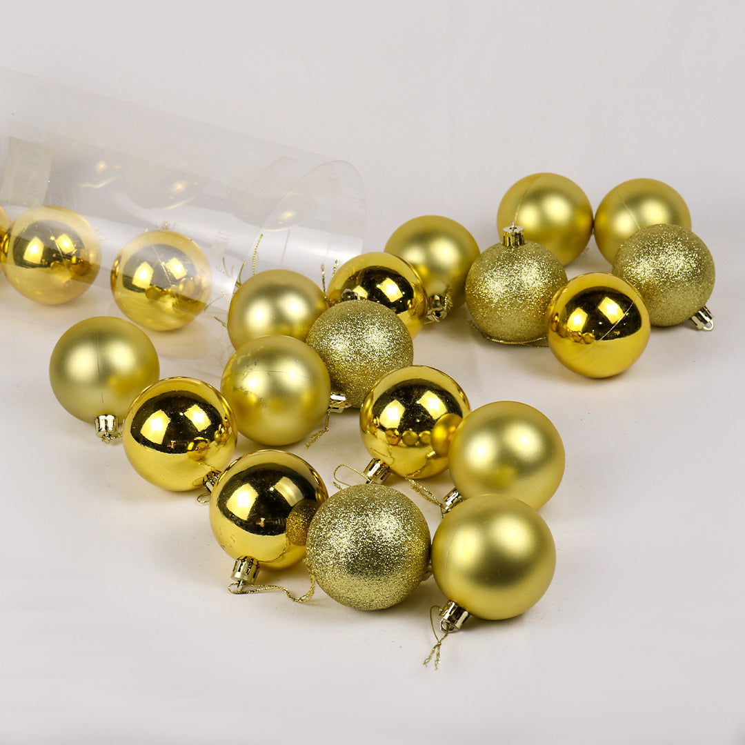 6cm 20pc Baubles  pack