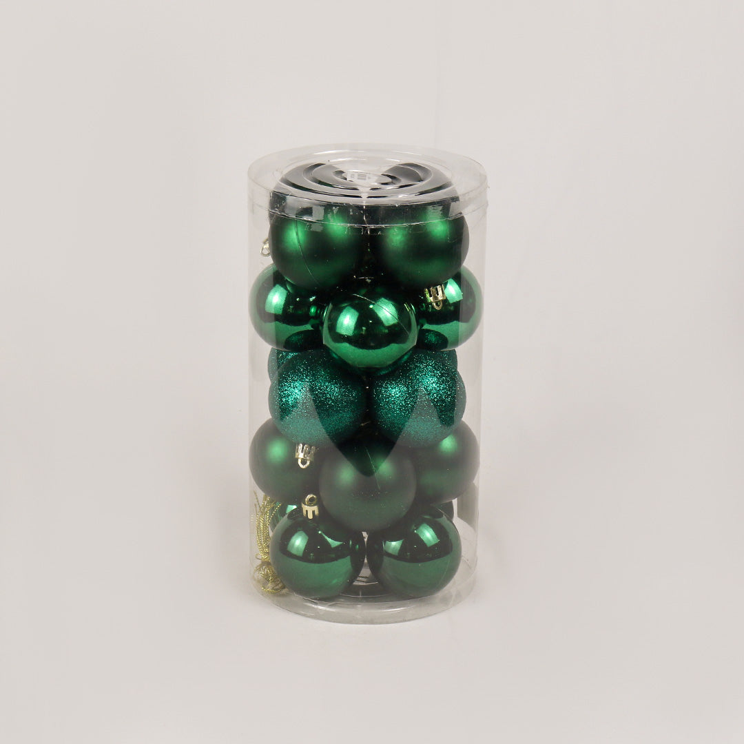 6cm 20pc Baubles  pack