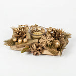 Load image into Gallery viewer, Golden Woodland Candle Ring
