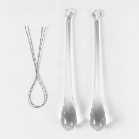 Crystal Icicle Pair