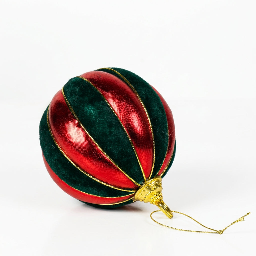 Ruby Forest Stripe Bauble
