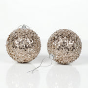Golden Sequin Baubles
