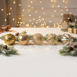 Load image into Gallery viewer, Golden Celebration Bauble Mix
