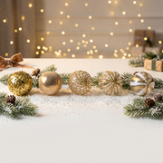 Golden Celebration Bauble Mix