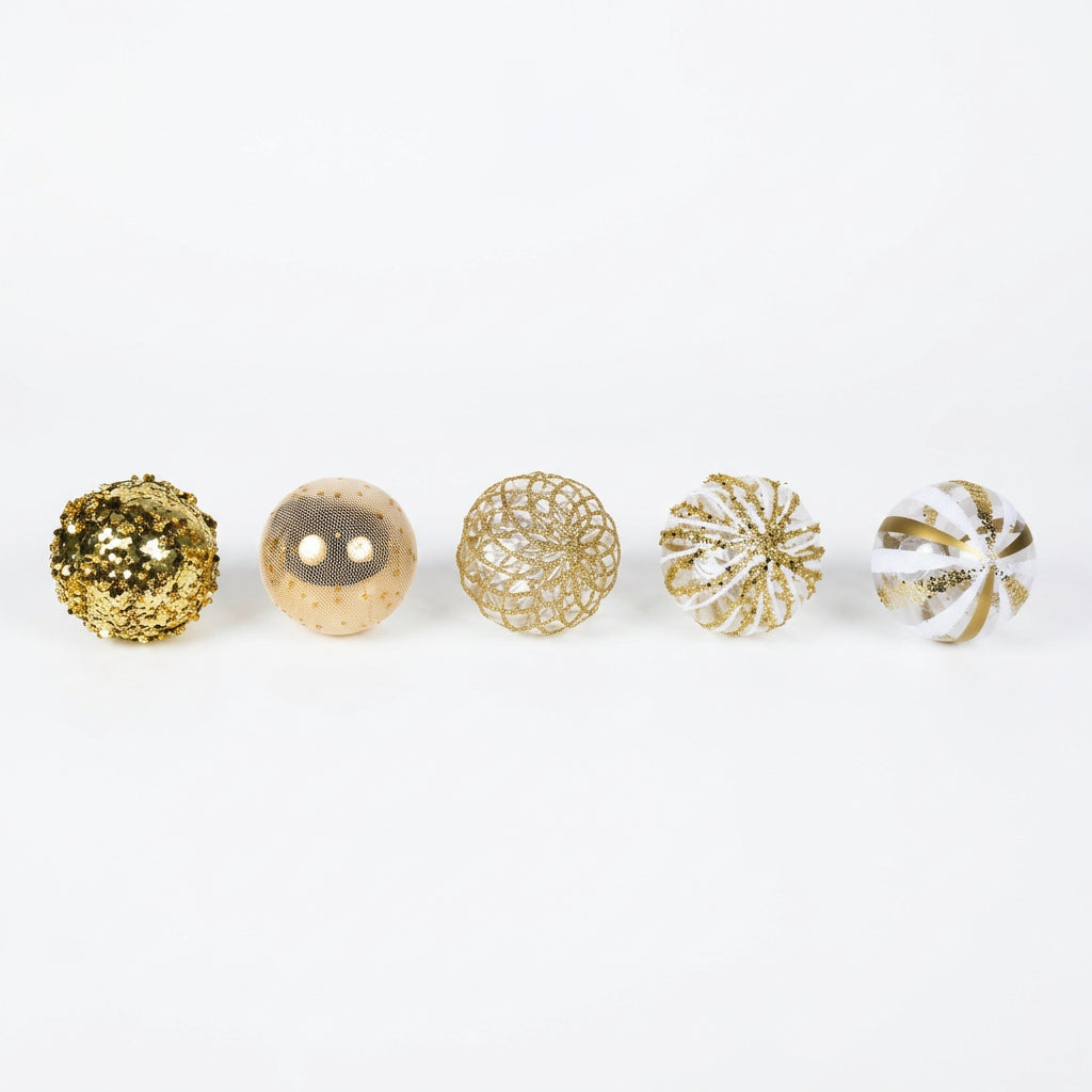 Golden Celebration Bauble Mix