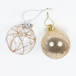Load image into Gallery viewer, Golden Stripe Bauble Set

