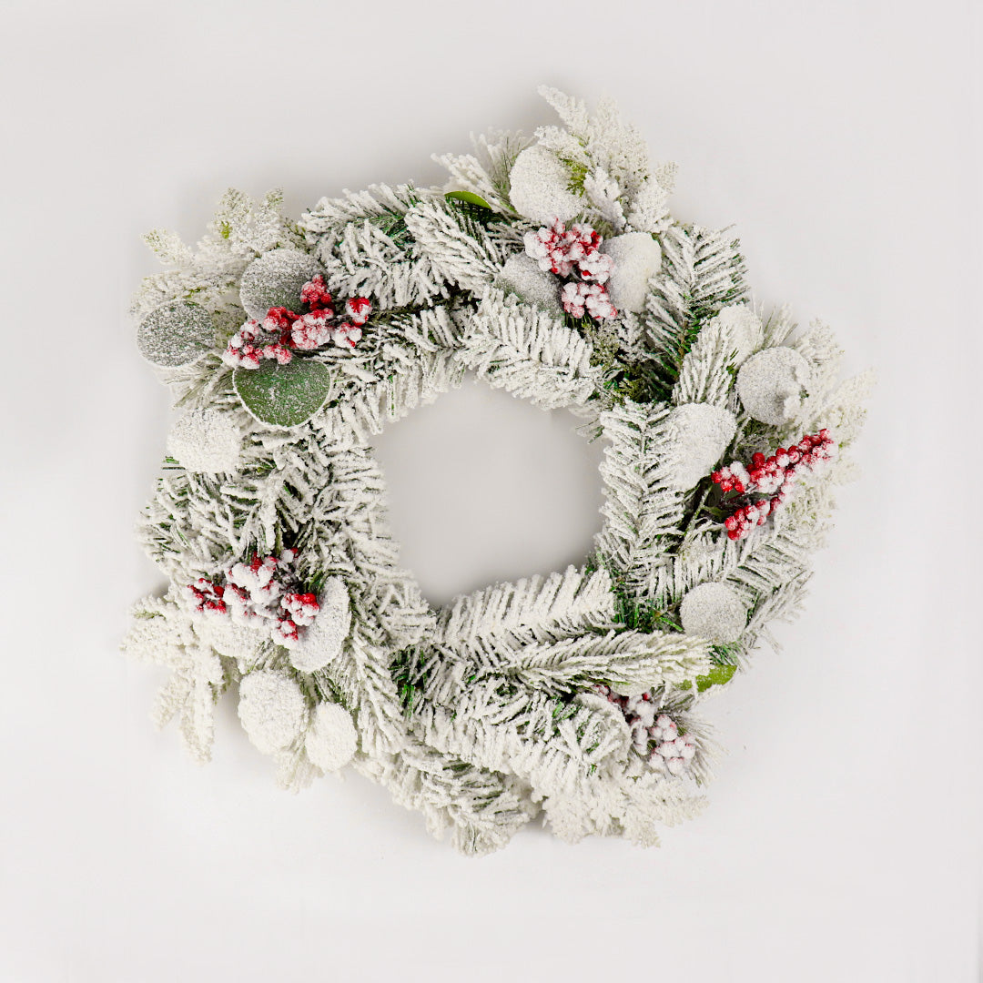Snow Wreath 50cm - Wr015