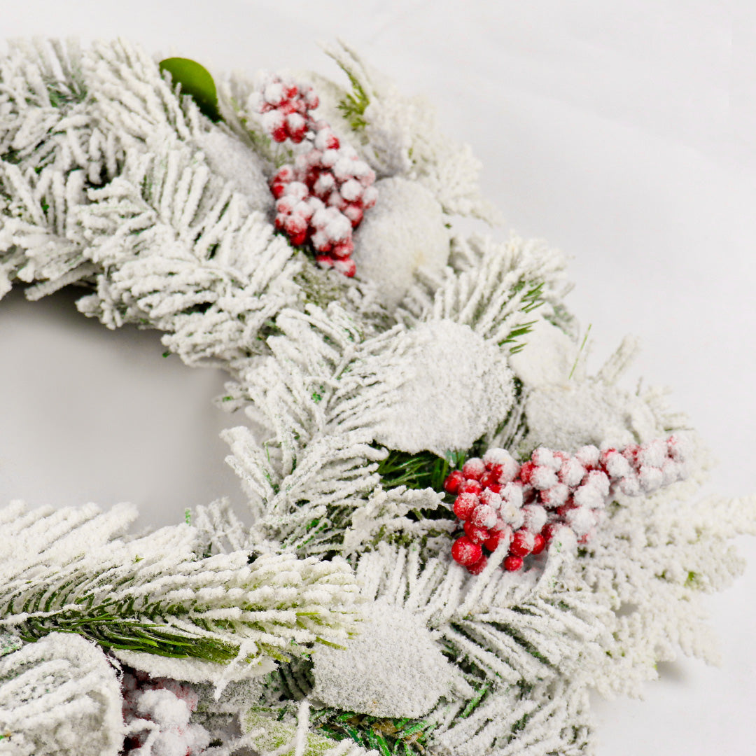 Snow Wreath 50cm - Wr015