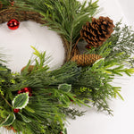 Load image into Gallery viewer, 58cm red berry wreath - Wr012
