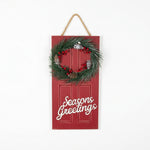 Load image into Gallery viewer, Seasonal Greetings Door Plaque
