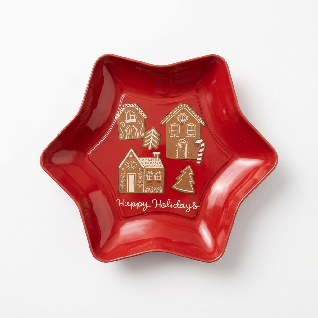 Christmas Star Steel Tray