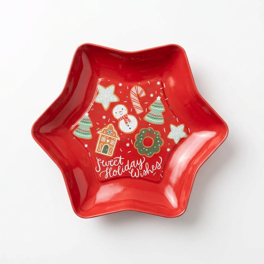 Christmas Star Steel Tray