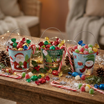 Load image into Gallery viewer, Christmas Character Tin Pail
