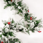 Load image into Gallery viewer, PE Snow &amp; Berry  Garland 9ft EWR-018
