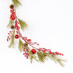 Load image into Gallery viewer, Hanging berry leaf  branch - Wr037
