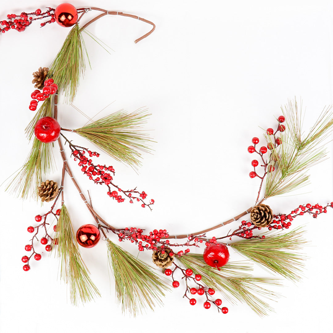 Hanging berry leaf  branch - Wr037