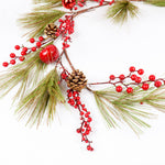 Load image into Gallery viewer, Hanging berry leaf  branch - Wr037
