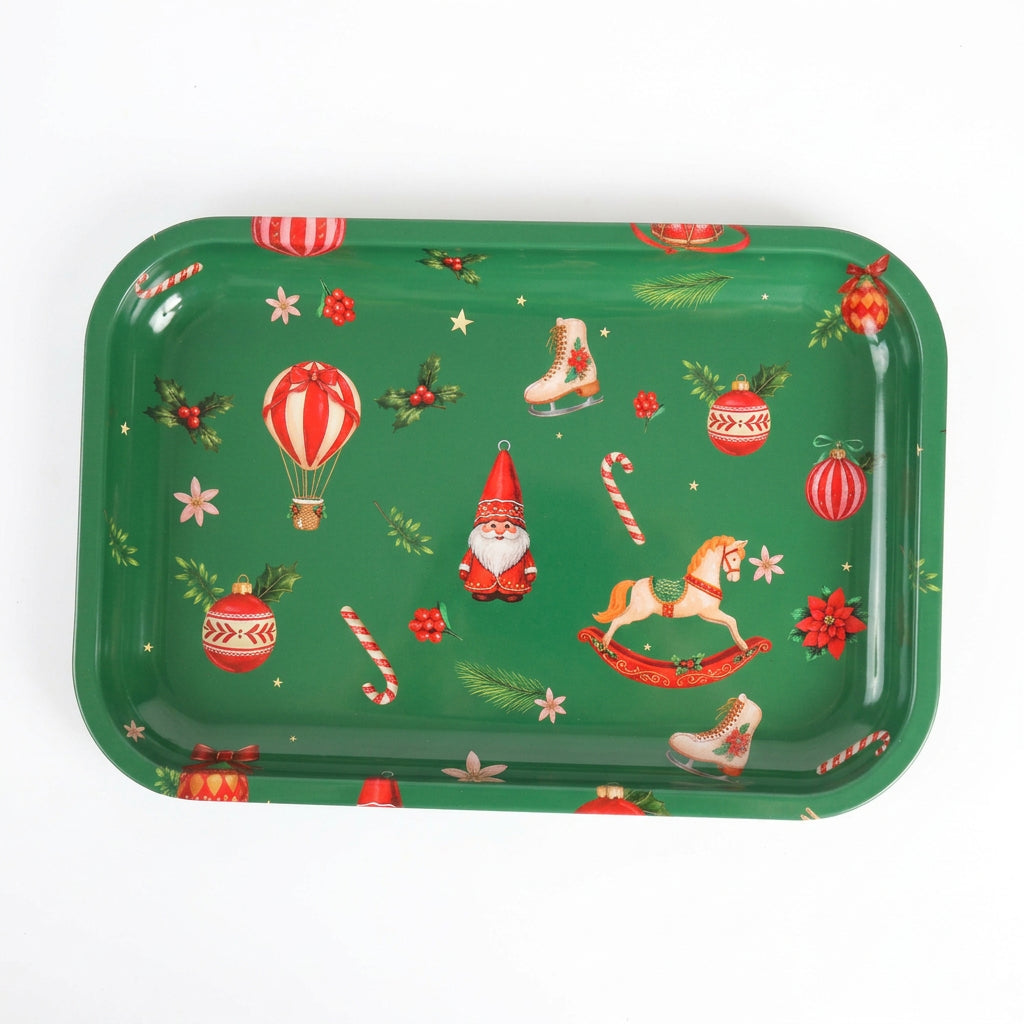 Festive Illustration Shallow Tin