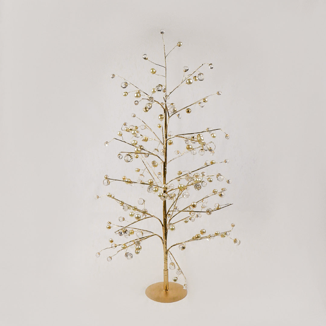 71cm gold & acrylic crystal tree MIN026