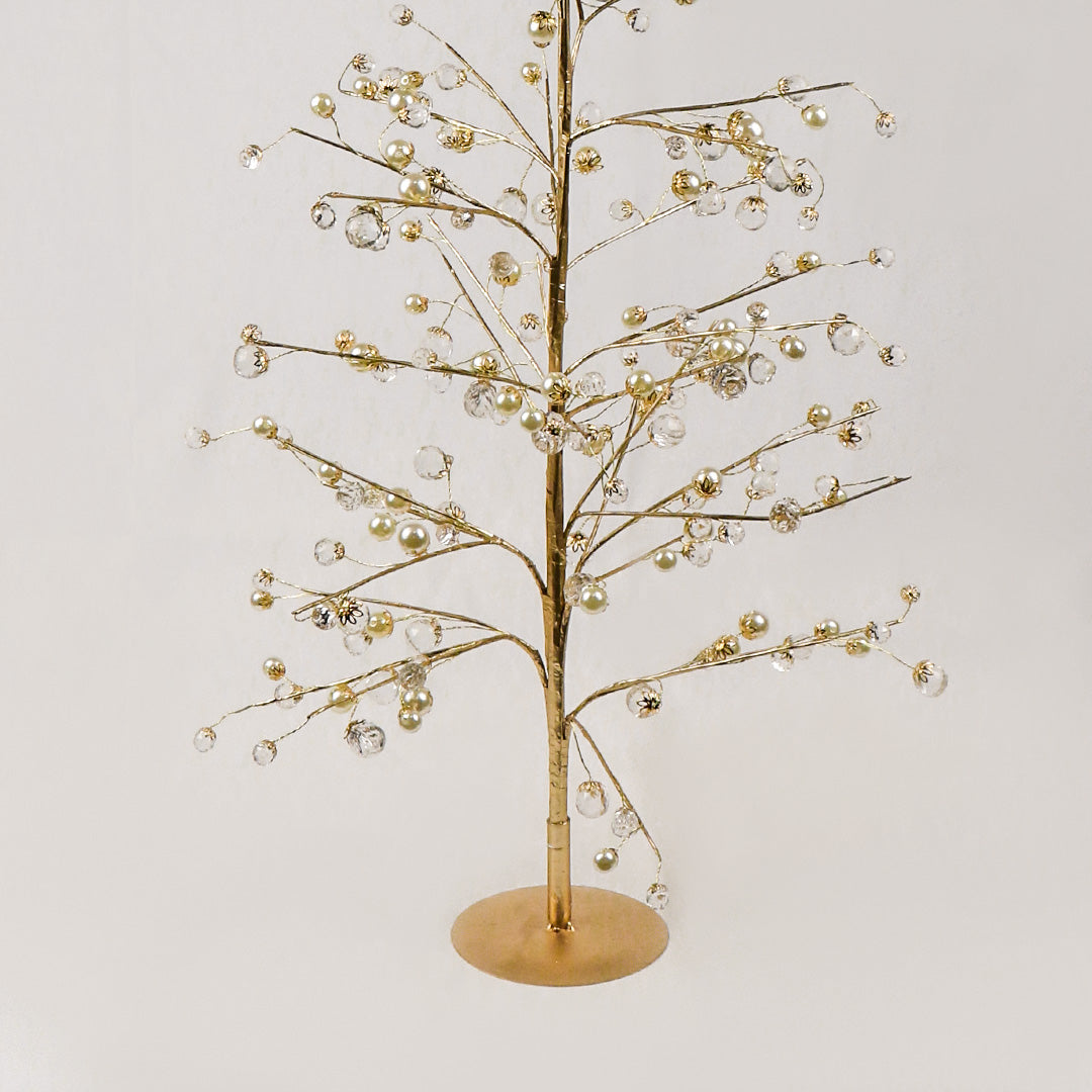 71cm gold & acrylic crystal tree MIN026
