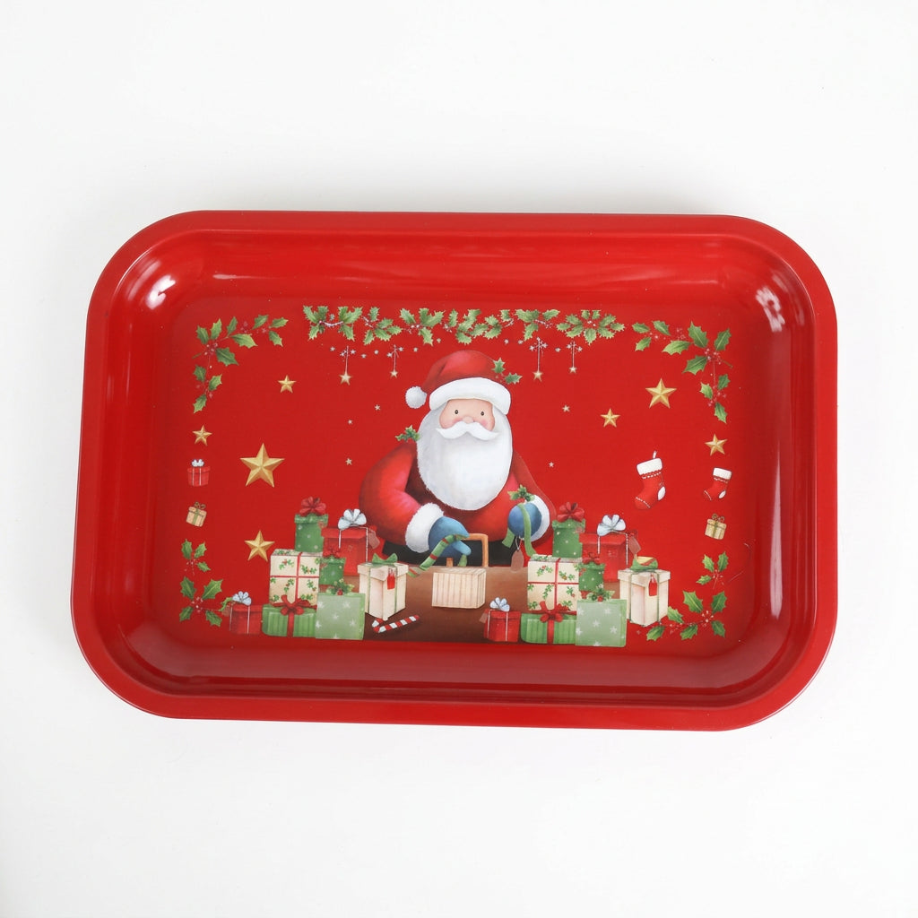 Festive Illustration Shallow Tin