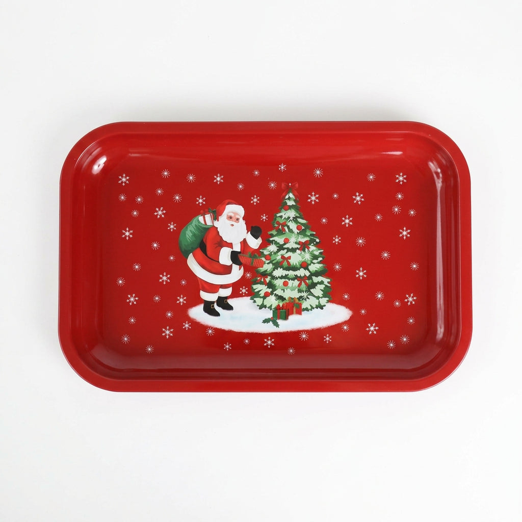 Festive Illustration Shallow Tin
