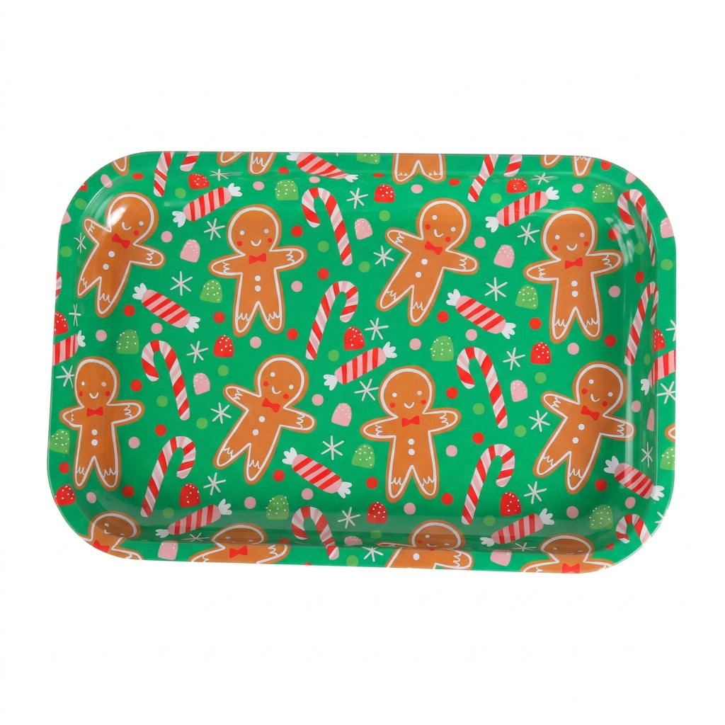 Festive Illustration Shallow Tin