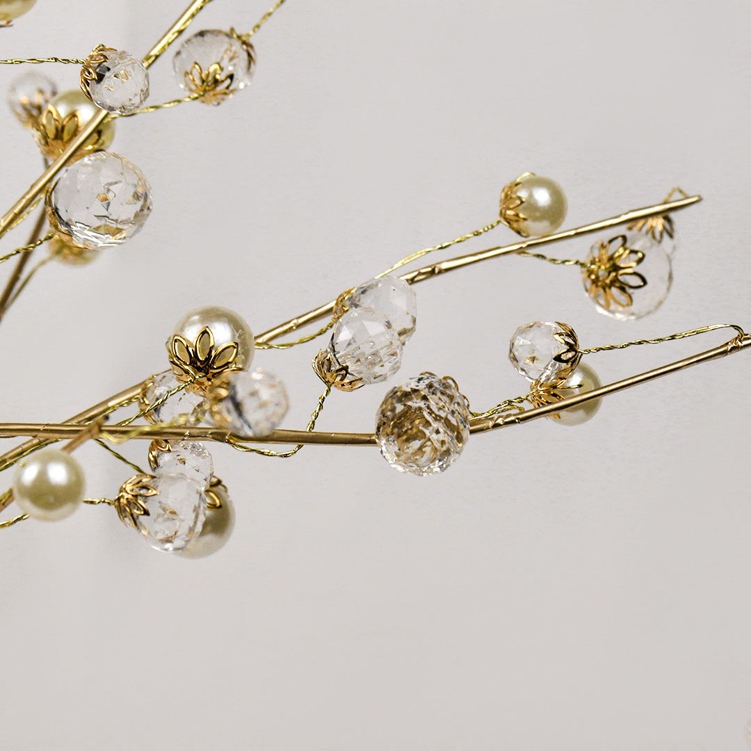 71cm gold & acrylic crystal tree MIN026