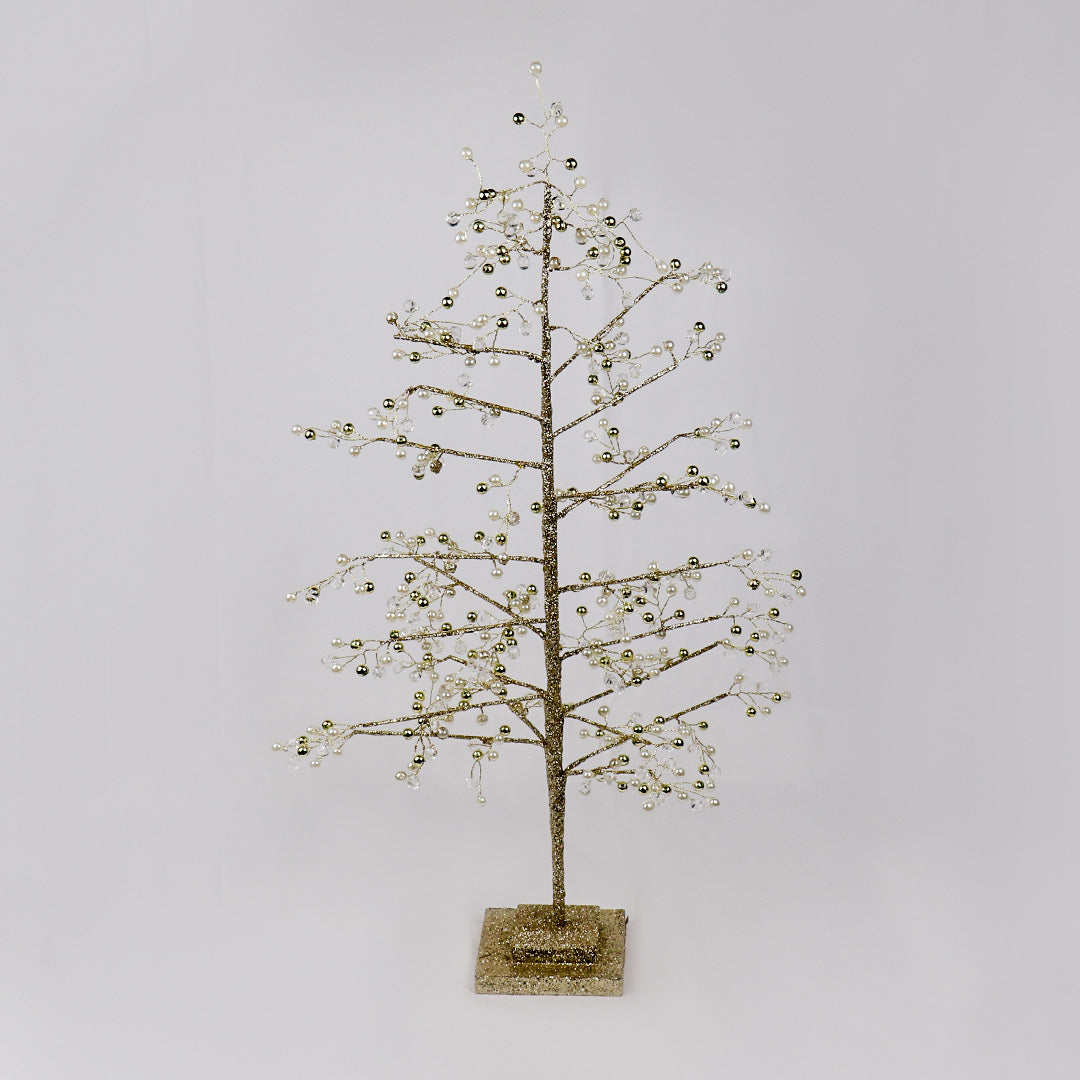 60cm gold & bead tree MIN025