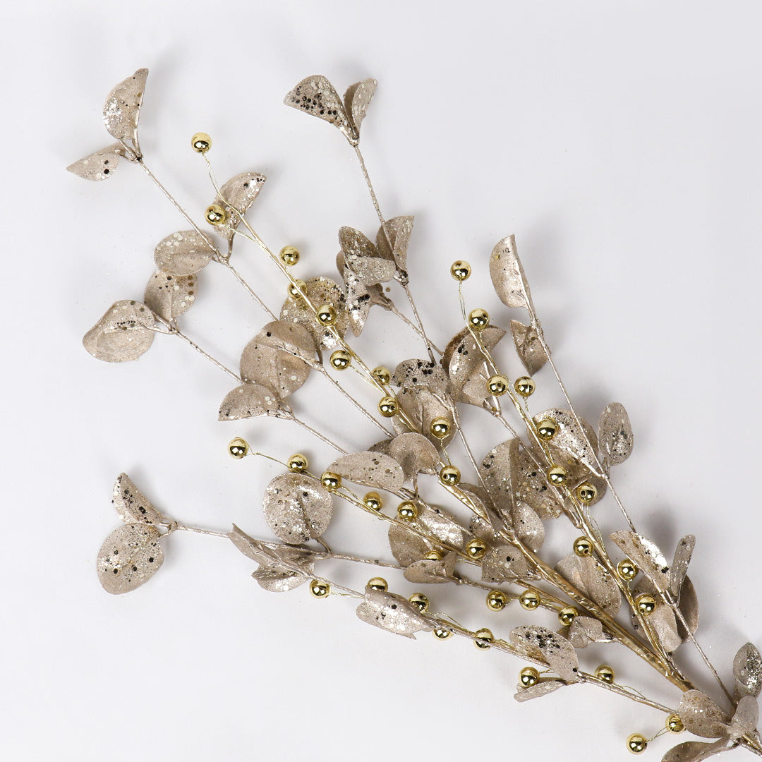 Antique Golden Leaf Spray